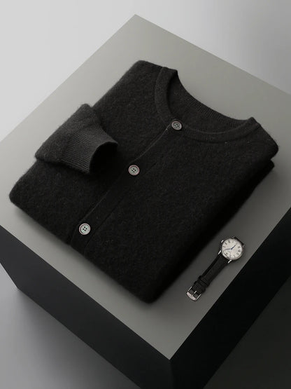Pánský kardigan 100 % merino vlna