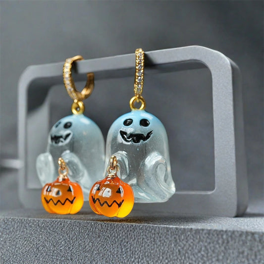 Náušnice Halloweenský duch