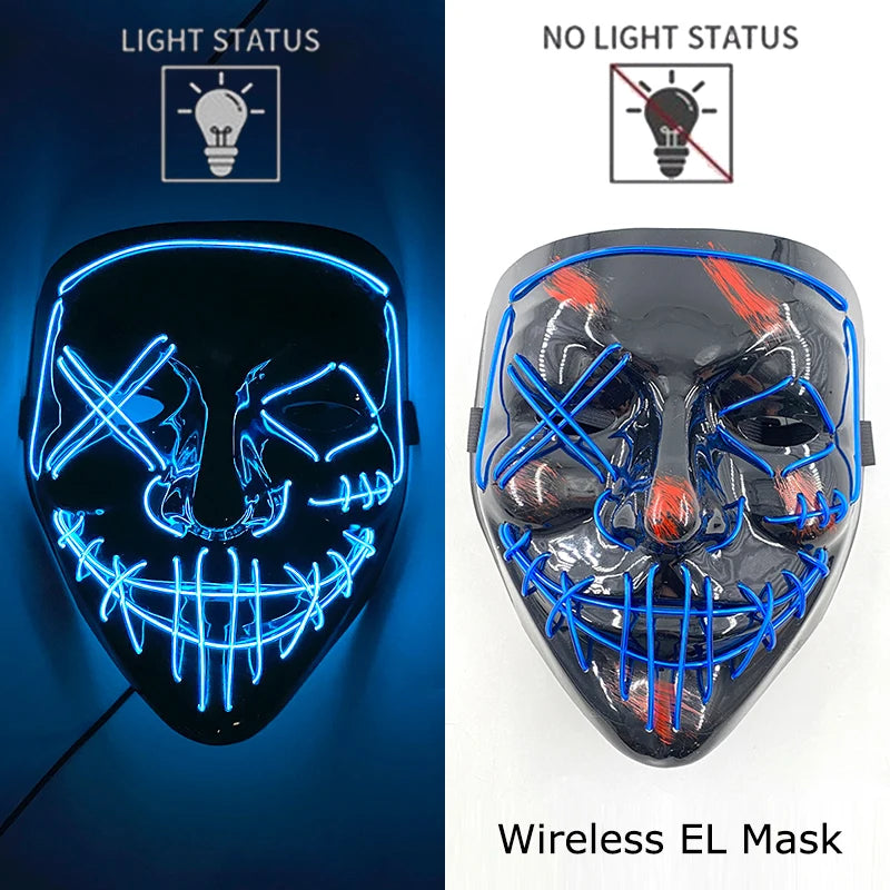 Neonová Led maska