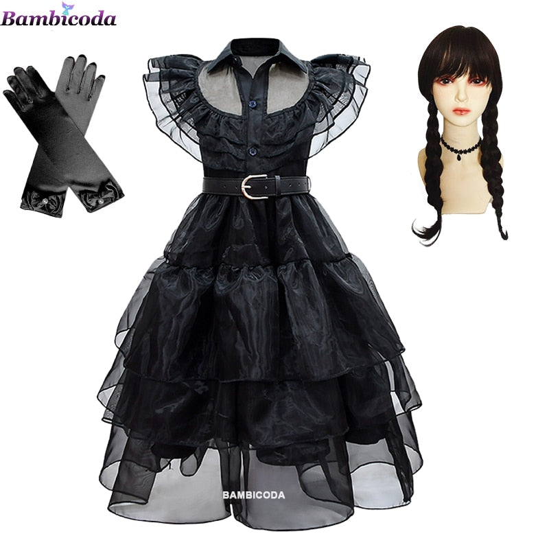 Dívčí kostým Wednesday