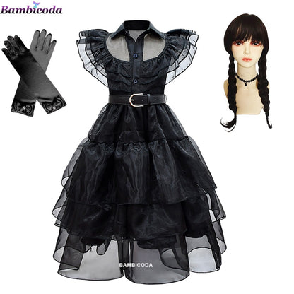 Dívčí kostým Wednesday