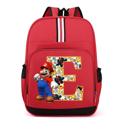 Školní batoh Super Mario s písmenem