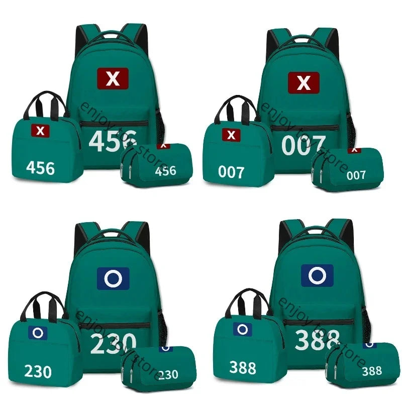 Školní set batohu Squid game