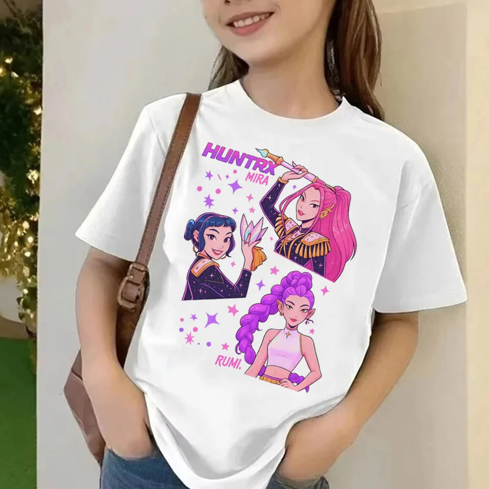 Dívčí oversized triko Demon Hunters