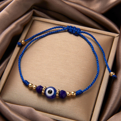 Jednoduchý náramek Evil eye