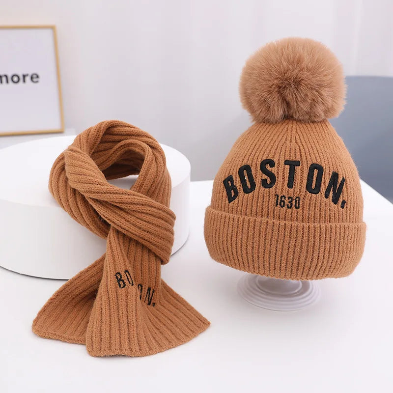Set čepice a šály Boston