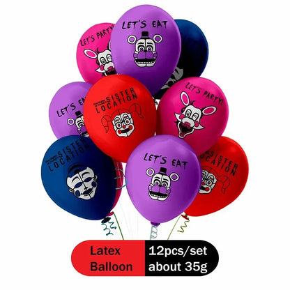 Doplňky na oslavu Five Night At Freddy