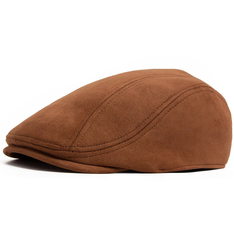 Pánský koženkový beret