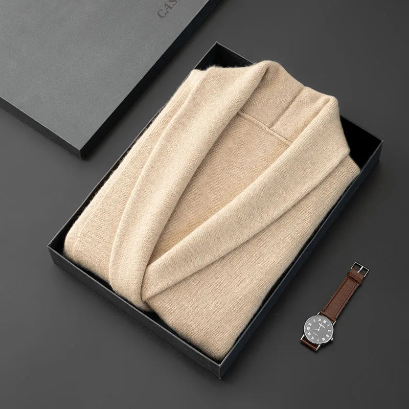 Pánský kašmírový kardigan