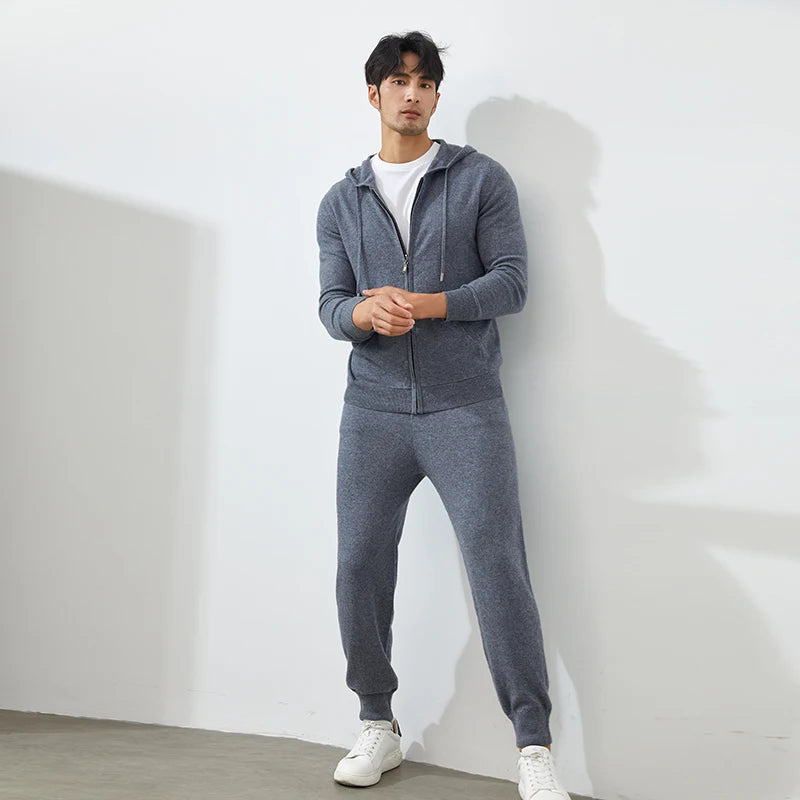 Pánské kalhoty s kašmírem