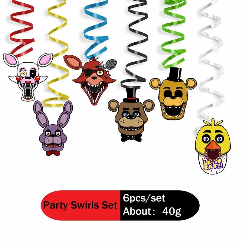 Doplňky na oslavu Five Night At Freddy