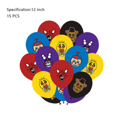 Doplňky na oslavu FIve Night At Freddys