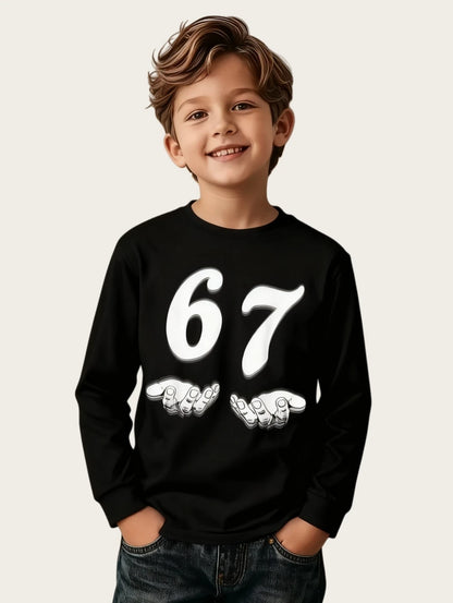 Dětské triko s dlouhým rukávem 67