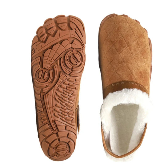 Pánské barefoot zimní pantofle