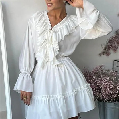 Dámské šaty s volánky