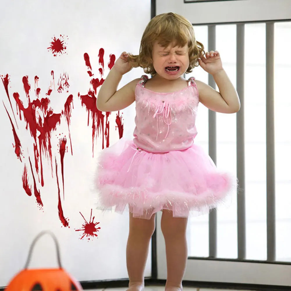 Samolepka na zeď Krvavý Halloween