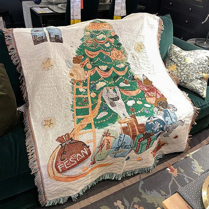 Vánoční vintage deka