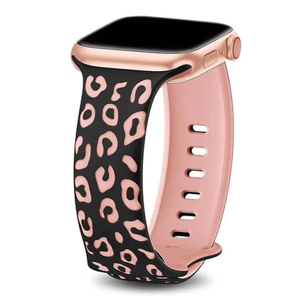 Leopardí řemínek na Apple Watch