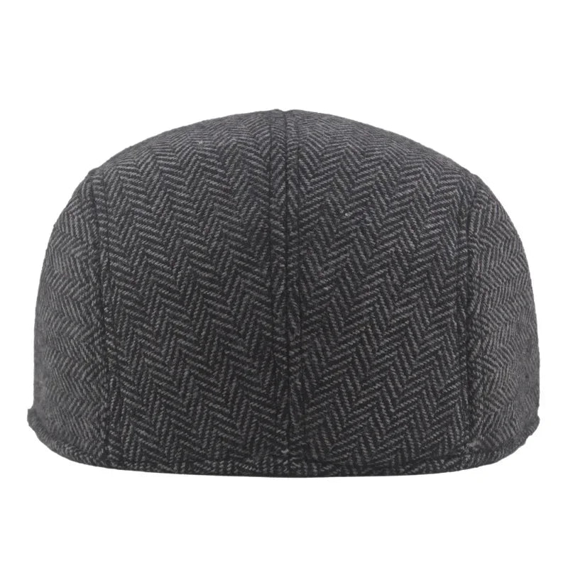 Pánský beret se vzorem