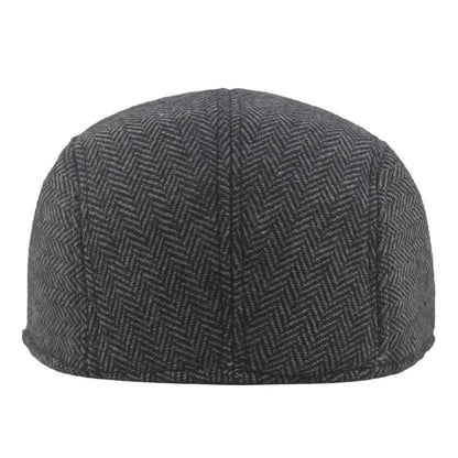 Pánský beret se vzorem