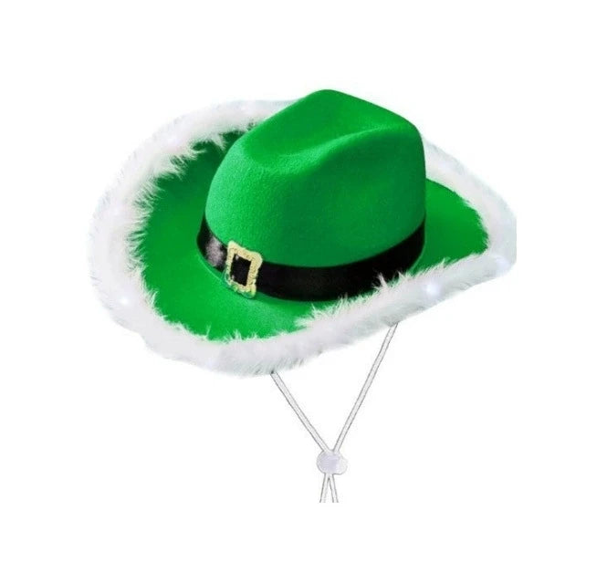Vánoční kovbojský klobouk