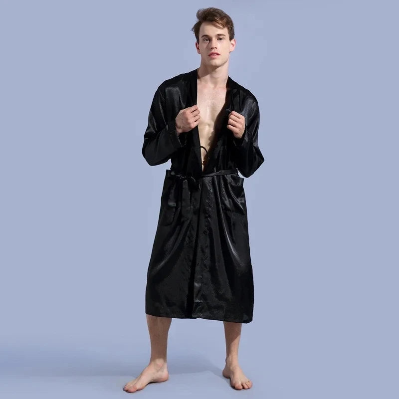 Pánské saténové kimono