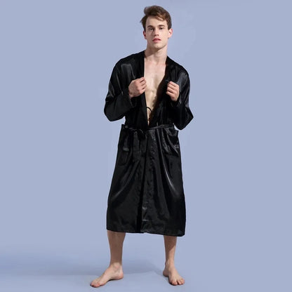 Pánské saténové kimono