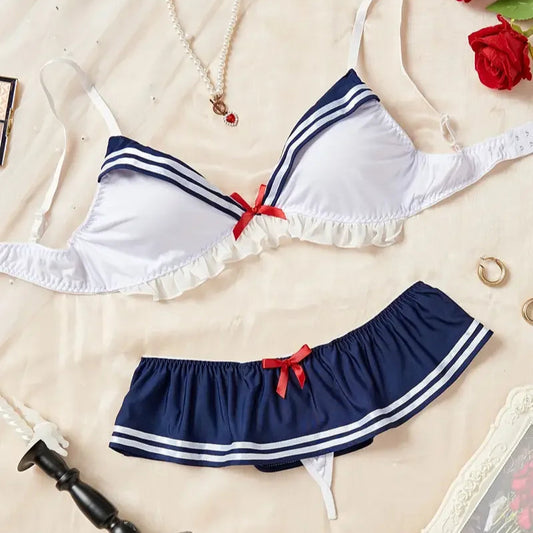 Dámský námořnický set spodního prádla