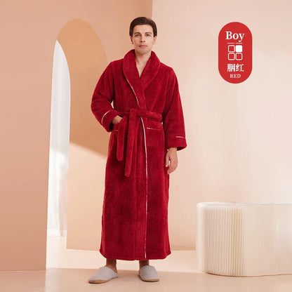 Unisex fleece župan