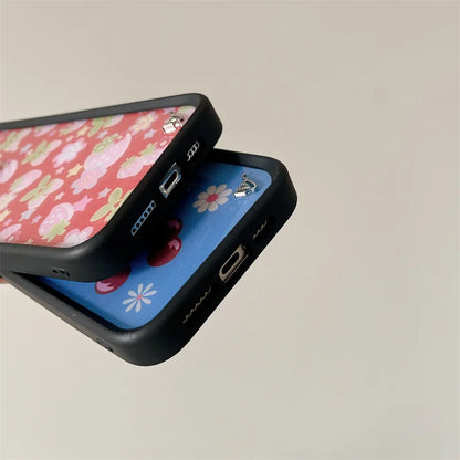 Kryt na IPhone s květinami