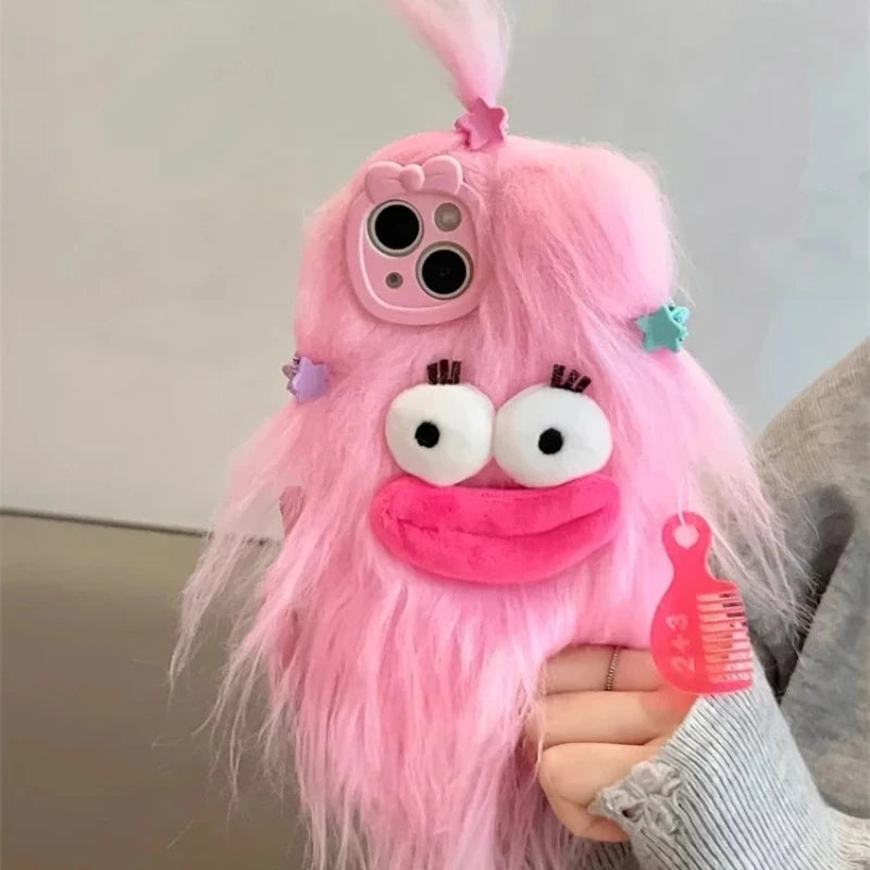 Chlupatý vtipný obal na Iphone
