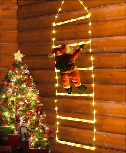 LED dekorace žebříku
