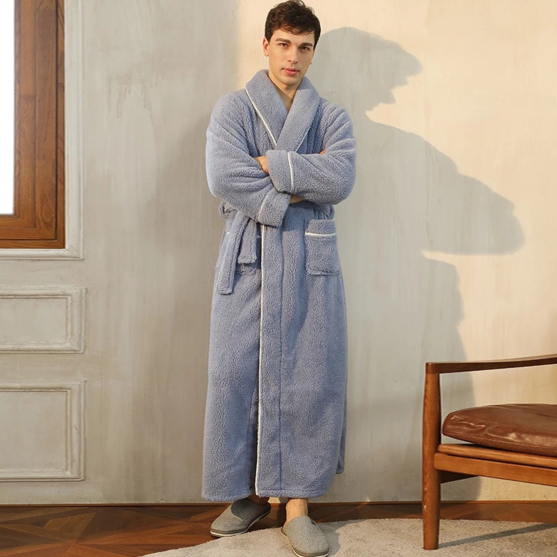 Unisex fleece župan