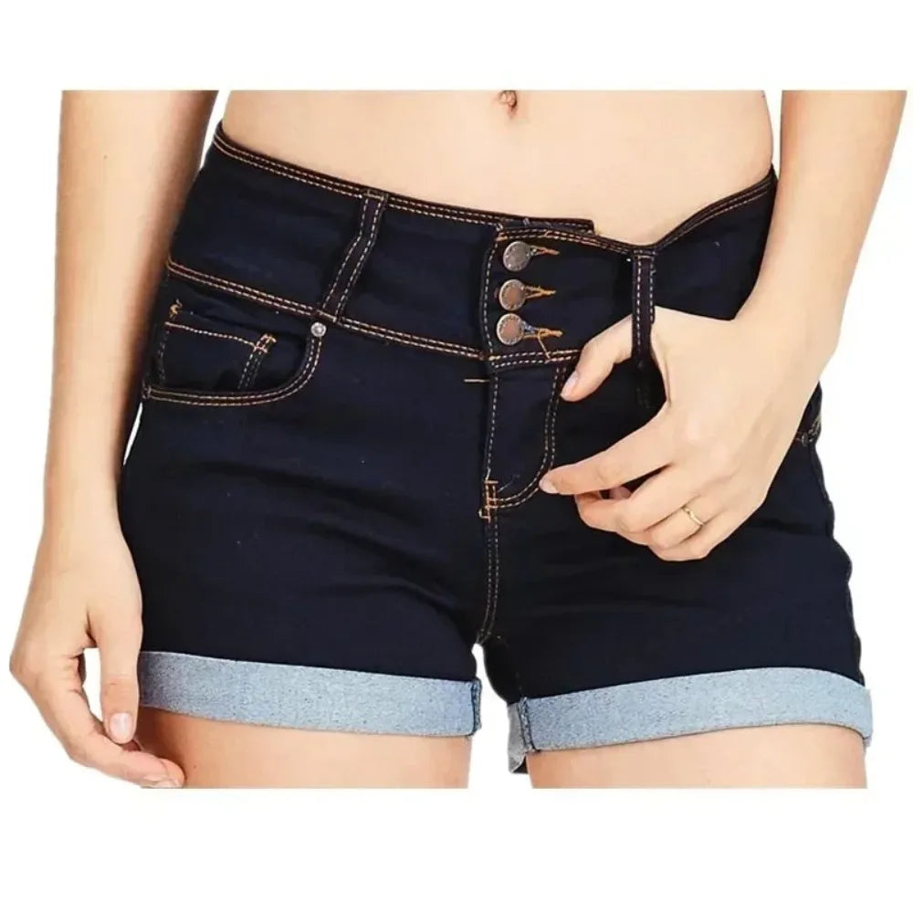 Dámské high waisted kraťasy