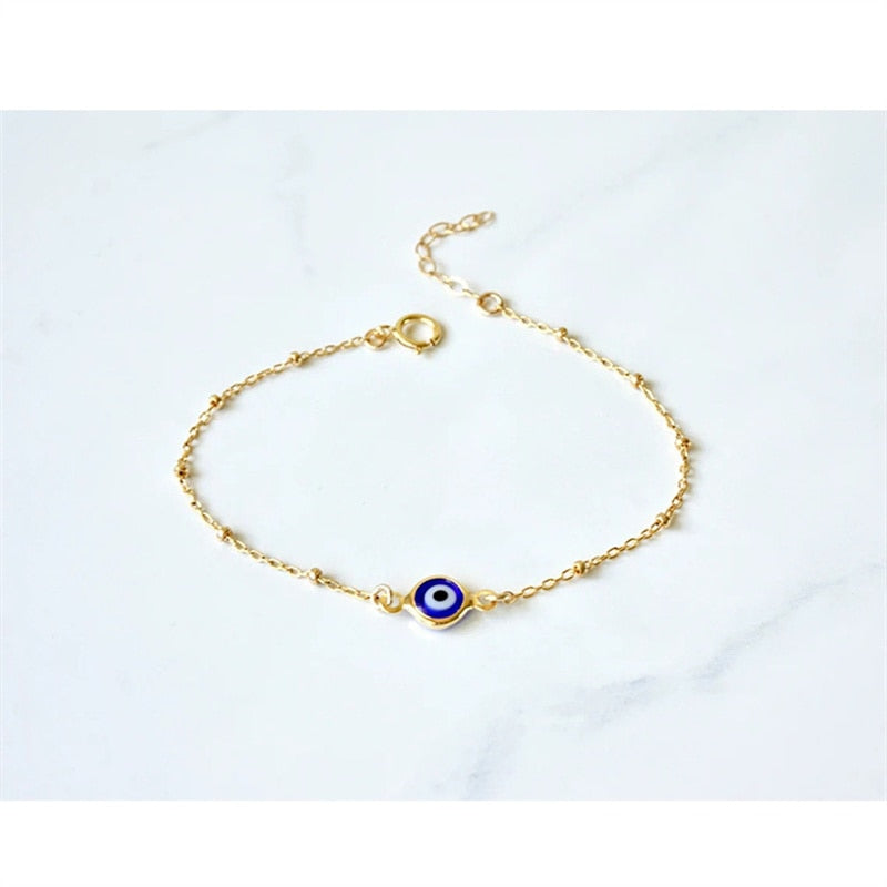 Jednoduchý náramek Evil eye