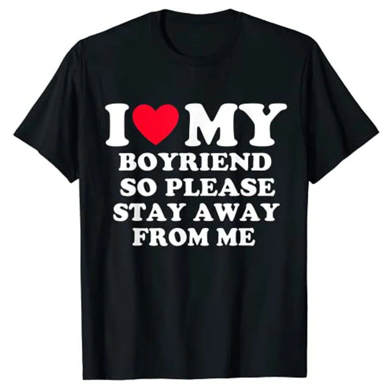 Triko I Love My Boyfriend/Girlfriend