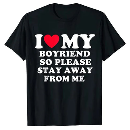 Triko I Love My Boyfriend/Girlfriend