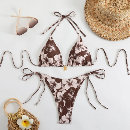 Dámské sexy bikiny se vzorem