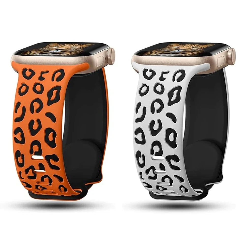 Leopardí řemínek na Apple Watch