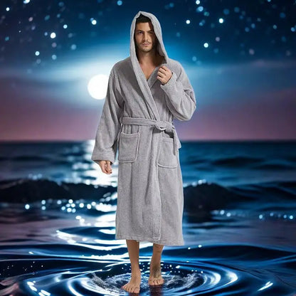 Unisex župan s kapucí