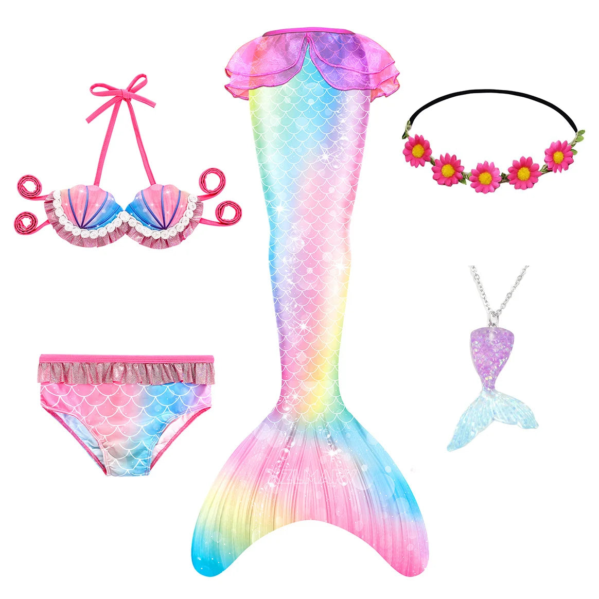 Dívčí plavky mořské panny