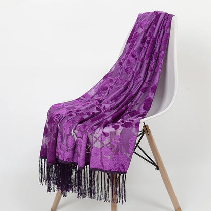 Dámská šál se vzorem