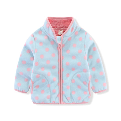 Fleece bunda se vzorem