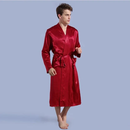 Pánské saténové kimono