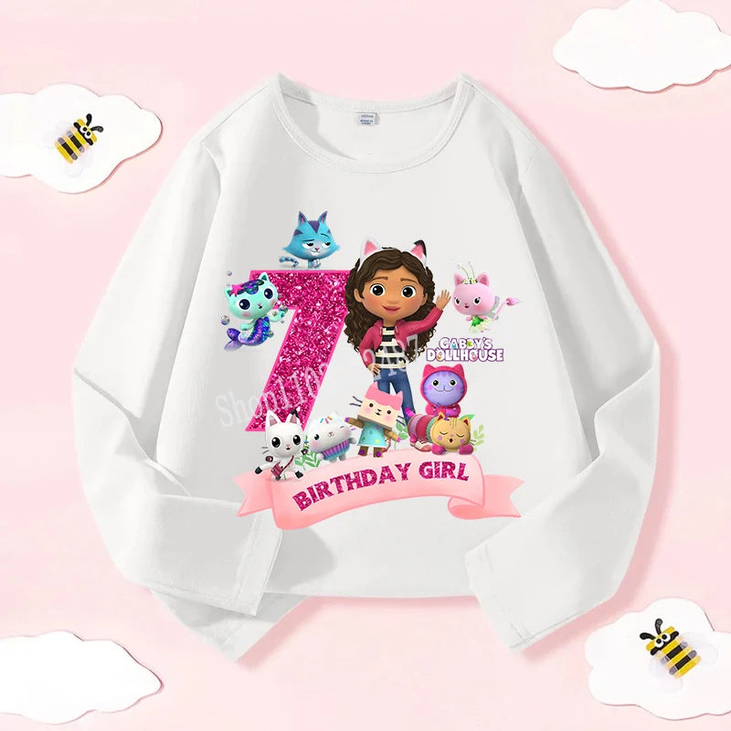 Narozeninové triko Gabby Dollhouse