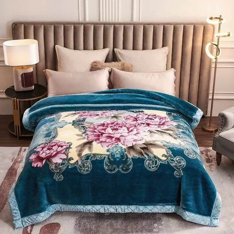 Teplá deka se vzorem