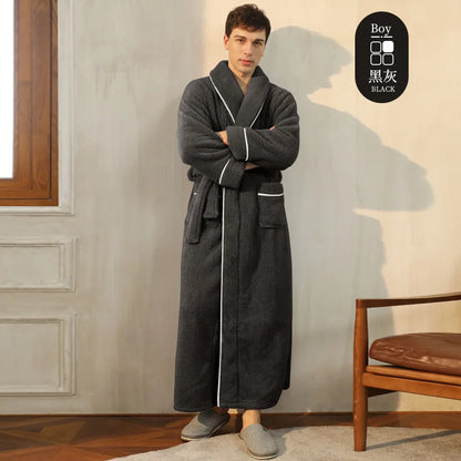 Unisex fleece župan