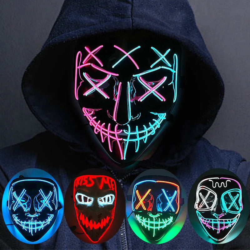 Neonová Led maska