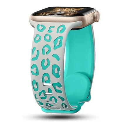 Leopardí řemínek na Apple Watch