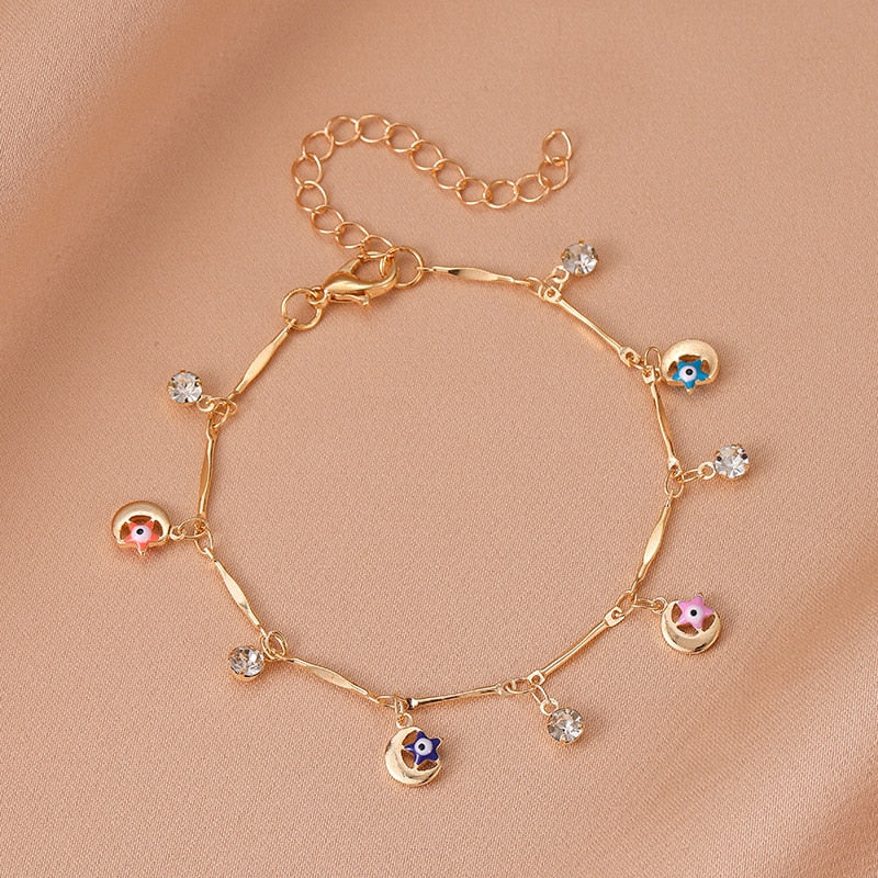 Jednoduchý náramek Evil eye